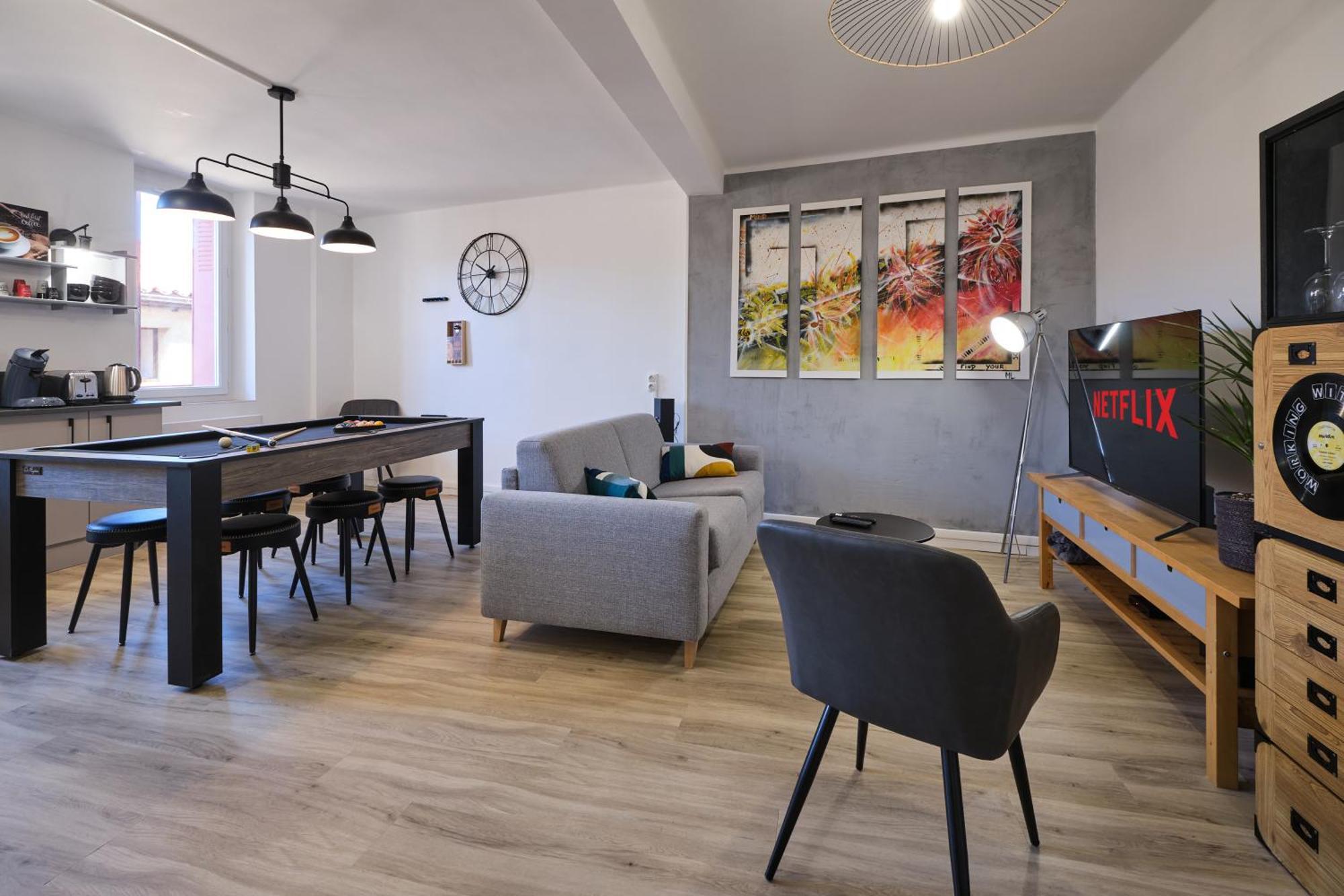 Magnifique*T4*Centre Ville*Wifi*Billard*Netflix* Лиму Екстериор снимка